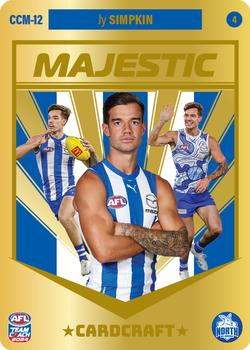 2024 AFL TeamCoach - Card Craft Majestic 4 #CCM-12 Jy Simpkin Front